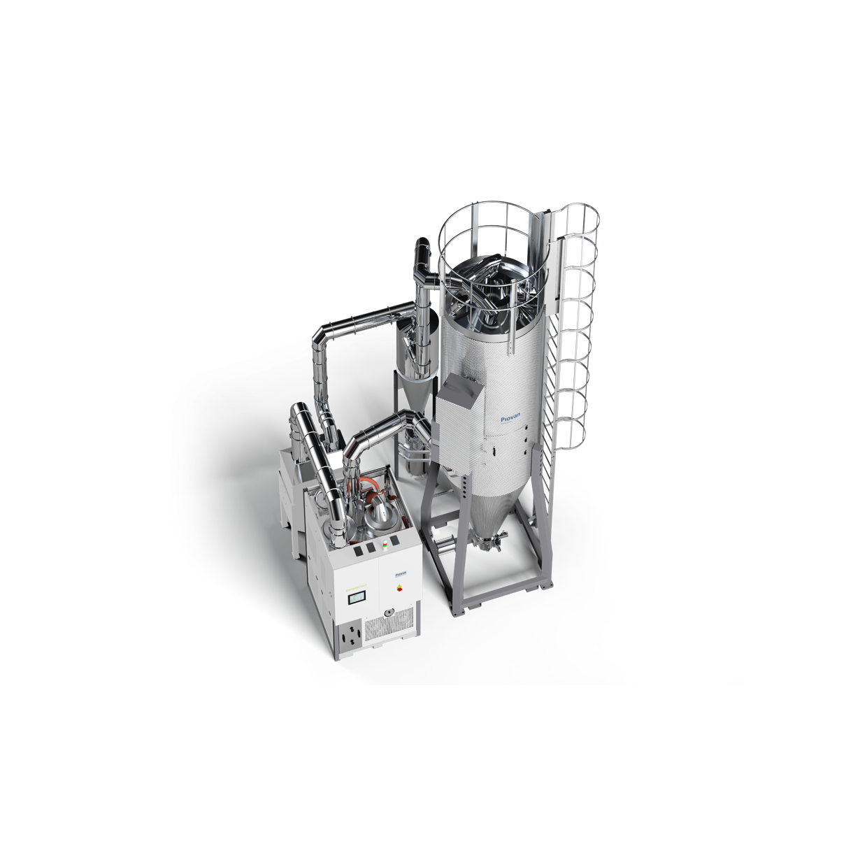 Trocknungstrichter TNS f�r Flakes 3